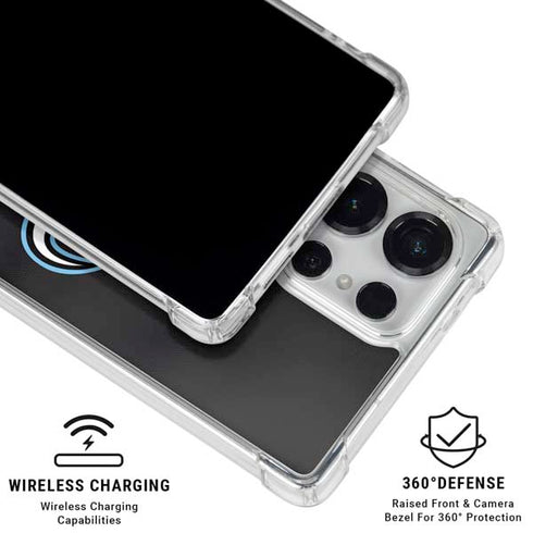 NHL Utah Mammoth Striped Jersey Galaxy S25 Ultra Clear Case